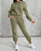 Argyle Textured Hooded Teddy Jacket with Long Sleeves and Side Slits