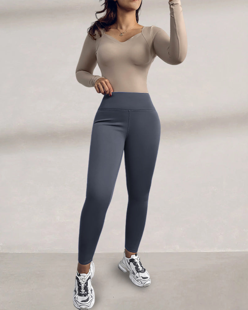 ShapeLift Warm Thermal Tummy Control Fleece-Lined Active Pants