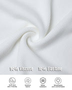 3-Pack Knit Racerback Tank Tops, Round Neck, Thick Straps