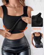 Contourx 2 Piece U Neck Shapewear with Built-In Bra
