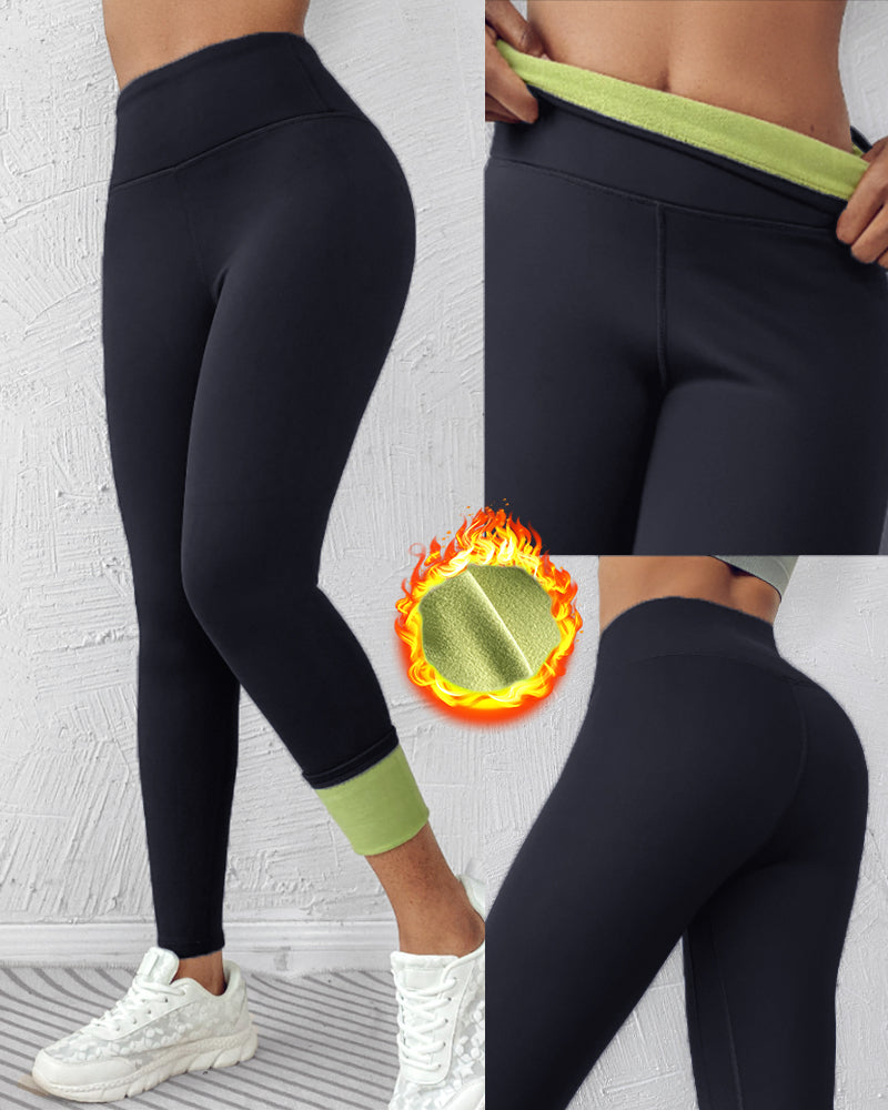ShapeLift Warm Thermal Tummy Control Fleece-Lined Active Pants