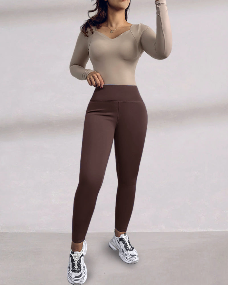 ShapeLift Warm Thermal Tummy Control Fleece-Lined Active Pants