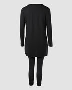 3-Piece Lounge Set: Tank Top, Open Coat, Comfort Pants