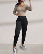 ShapeLift Warm Thermal Tummy Control Fleece-Lined Active Pants