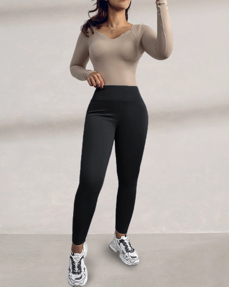 ShapeLift Warm Thermal Tummy Control Fleece-Lined Active Pants