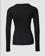 Half-Zip Ribbed Knit Crewneck Sweater with Flap Detail Pullover.