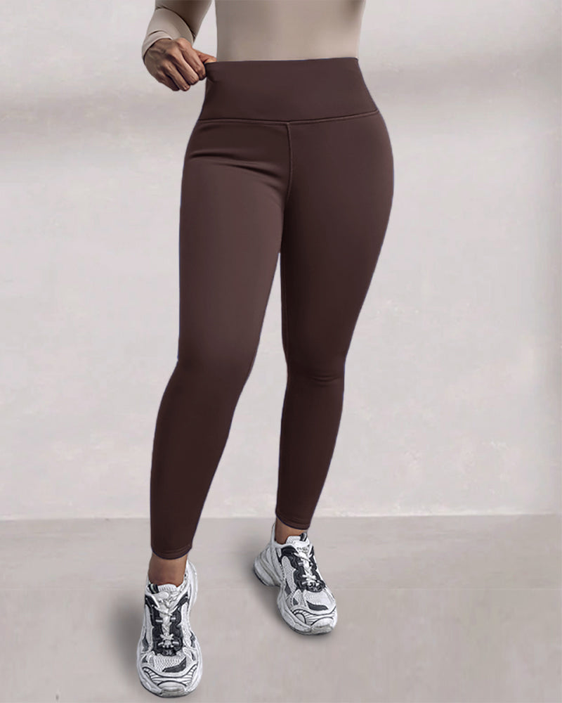 ShapeLift Warm Thermal Tummy Control Fleece-Lined Active Pants