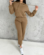 Argyle Textured Hooded Teddy Jacket with Long Sleeves and Side Slits