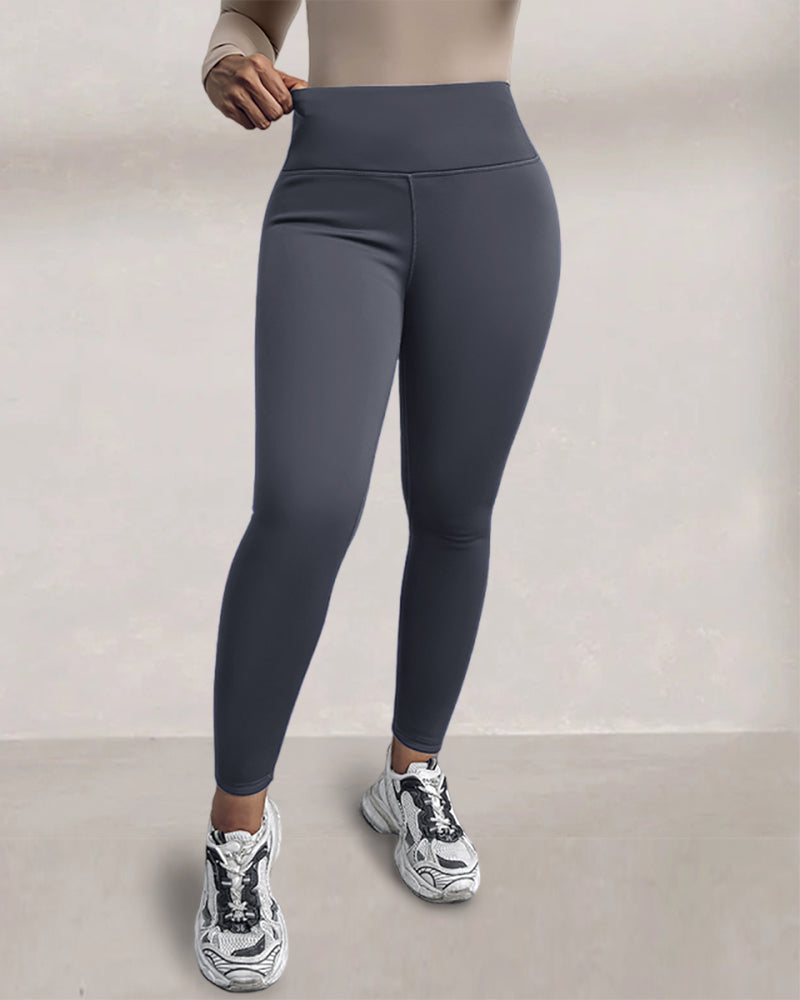 ShapeLift Warm Thermal Tummy Control Fleece-Lined Active Pants