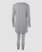3-Piece Lounge Set: Tank Top, Open Coat, Comfort Pants