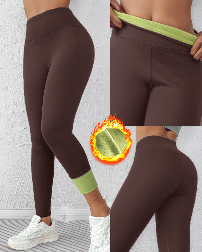 ShapeLift Warm Thermal Tummy Control Fleece-Lined Active Pants