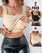 Contourx 2 Piece U Neck Shapewear with Built-In Bra