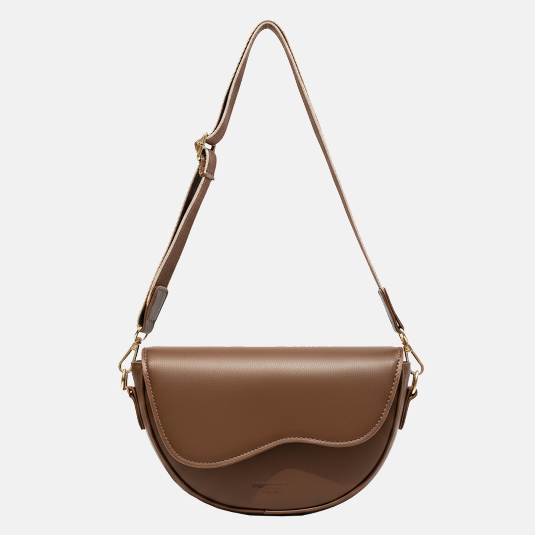 Elena | Classic Sadel Crossbody Bag