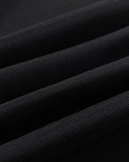 One-Shoulder Mesh Cloak Sleeve Dress with Ruched Waist and Slit