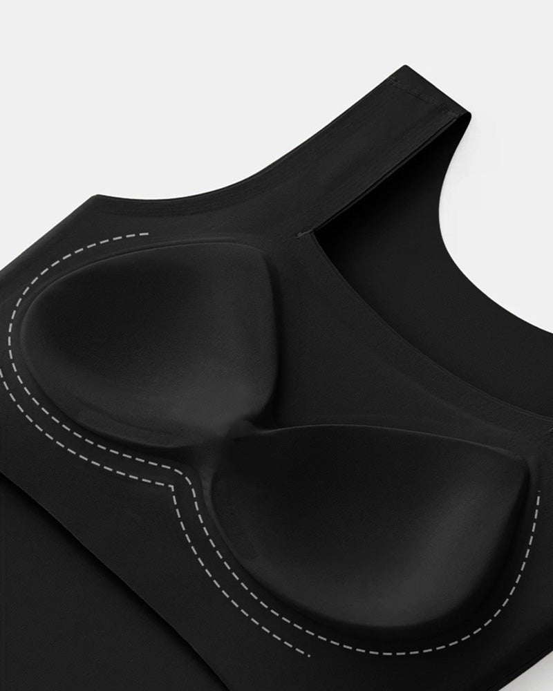 Contourx U Neck Sleeveless Shapewear Bodysuit with Built-in Bra