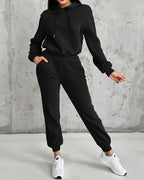 Argyle Textured Hooded Teddy Jacket with Long Sleeves and Side Slits