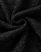 Casual Mid-Length Cable Knit Drop Shoulder Pullover Sweater