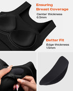 U-Neck Sleeveless Seamless Tank with Integrated Bra for Layering