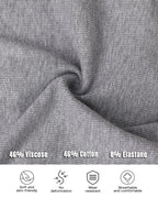 Rib Knit Notch Neck Long Sleeve Top with Built-In Bra