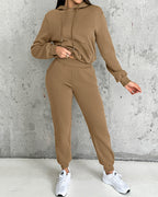 Argyle Textured Hooded Teddy Jacket with Long Sleeves and Side Slits