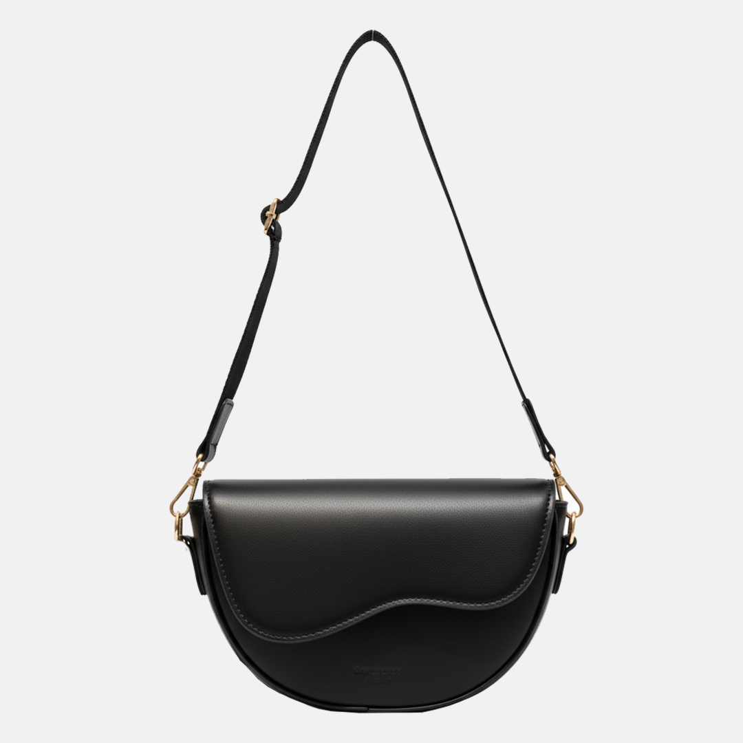 Elena | Classic Sadel Crossbody Bag