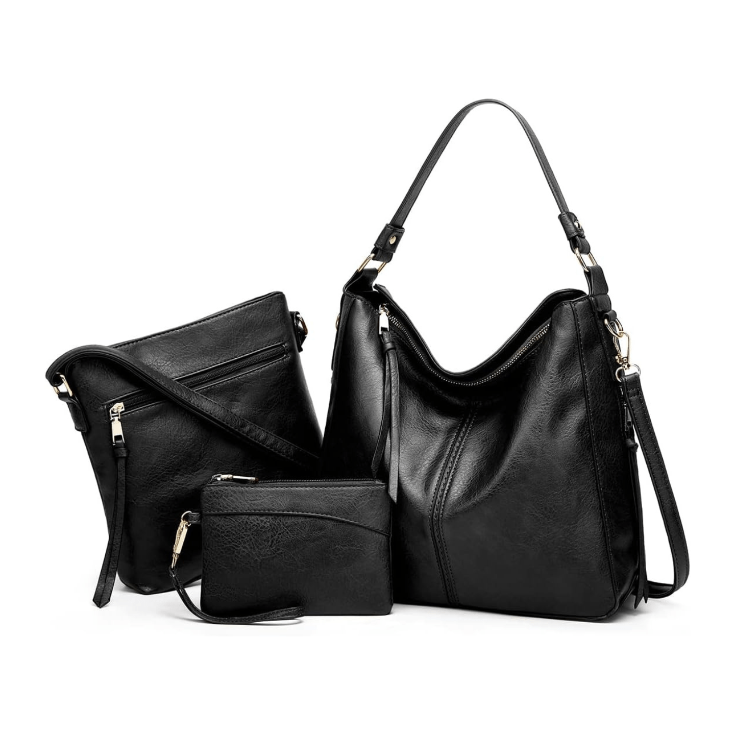 Najat | Brown Leather Crossbody Bag