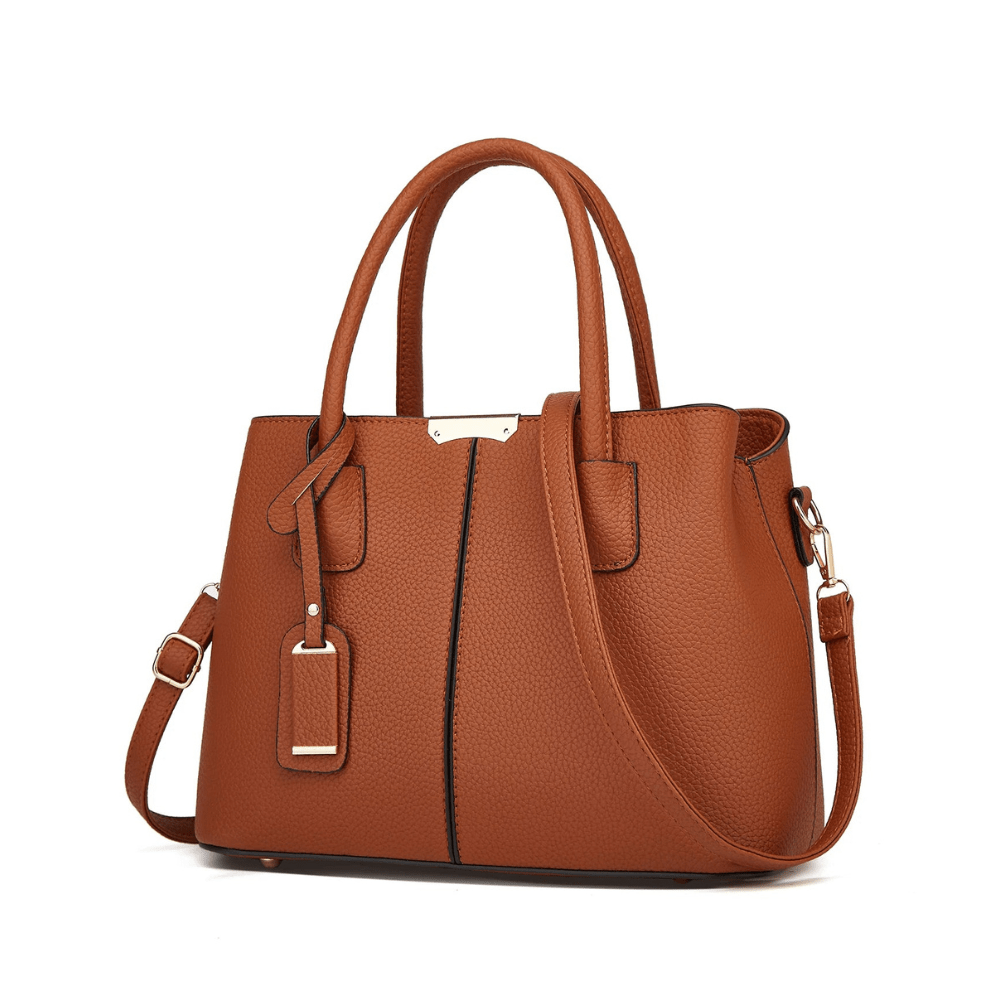 Flavie | Red Leather Crossbody Bag