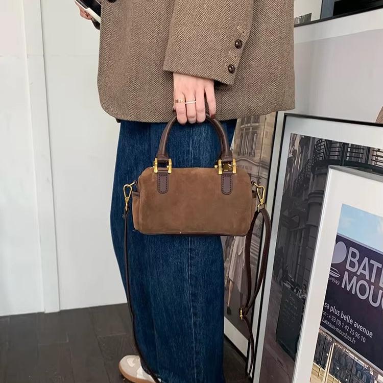 Mini Suede Crossbody Bag