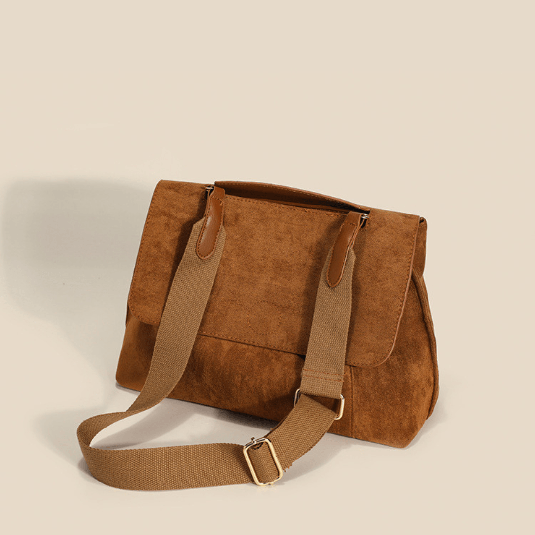 Suede Crossbody Bag