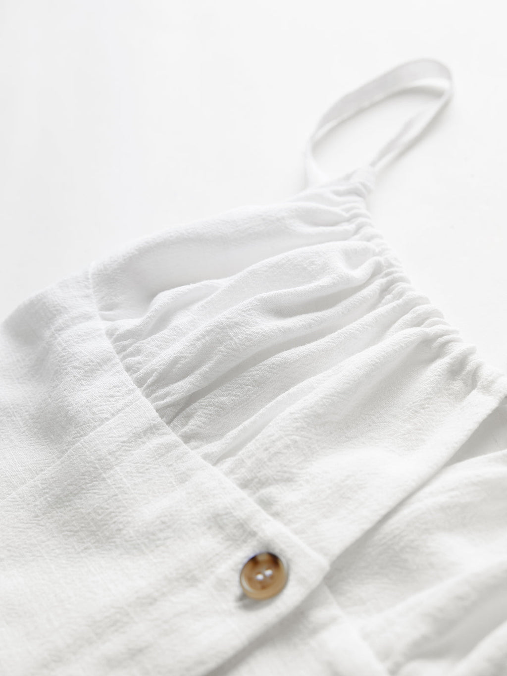 Simple Linen Mini Dress in Darling Plain Style