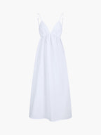 Coastal Cowgirl Dress with Elegant Open Back Design