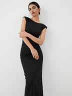 Chic Backless Mid-Length Sleeveless Dress