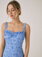 Cami Floral Bohemian Midi Dress for Vacation