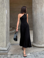 Backless Long Sleeve Knit Dress with Cutout Detail