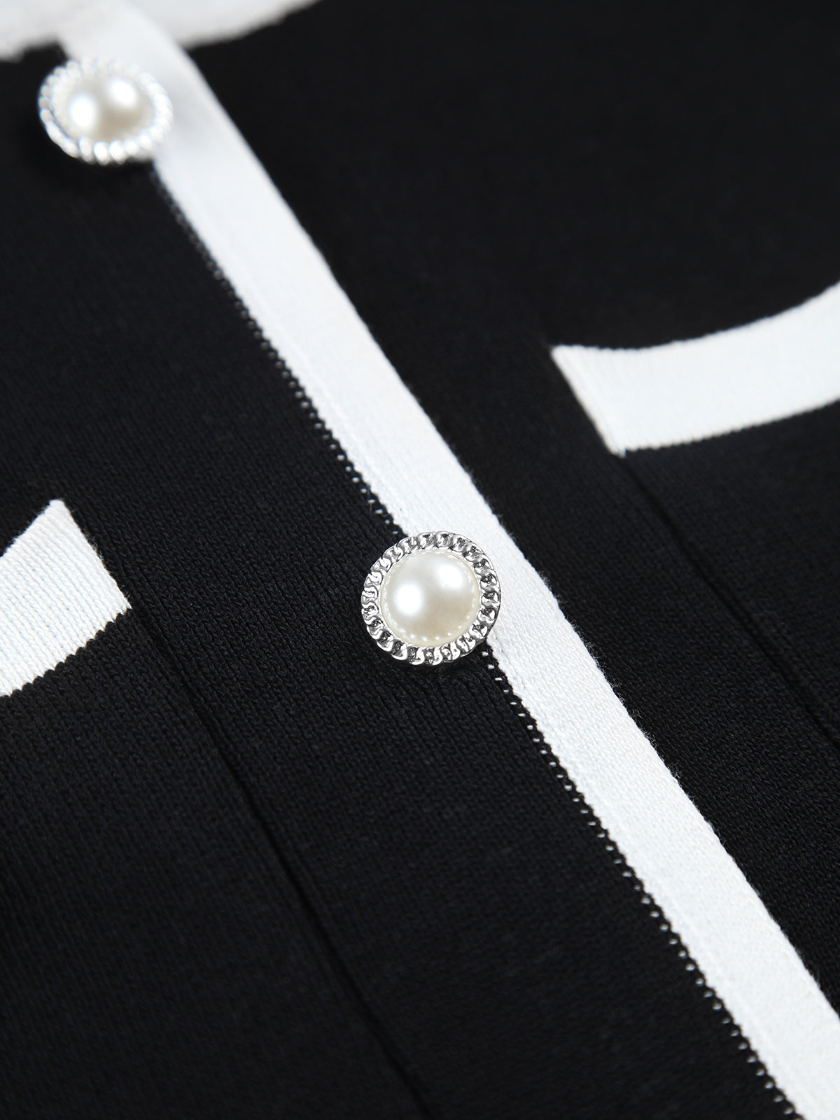 Button Front Multi Pocket Sleeveless Sweater Dress
