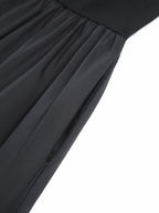 Casual Long Crew Neck Leisure Dress