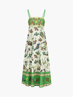 Birdie Print Cami Dress with Pockets