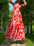 Summer Bloom Floral Cami Maxi Dress
