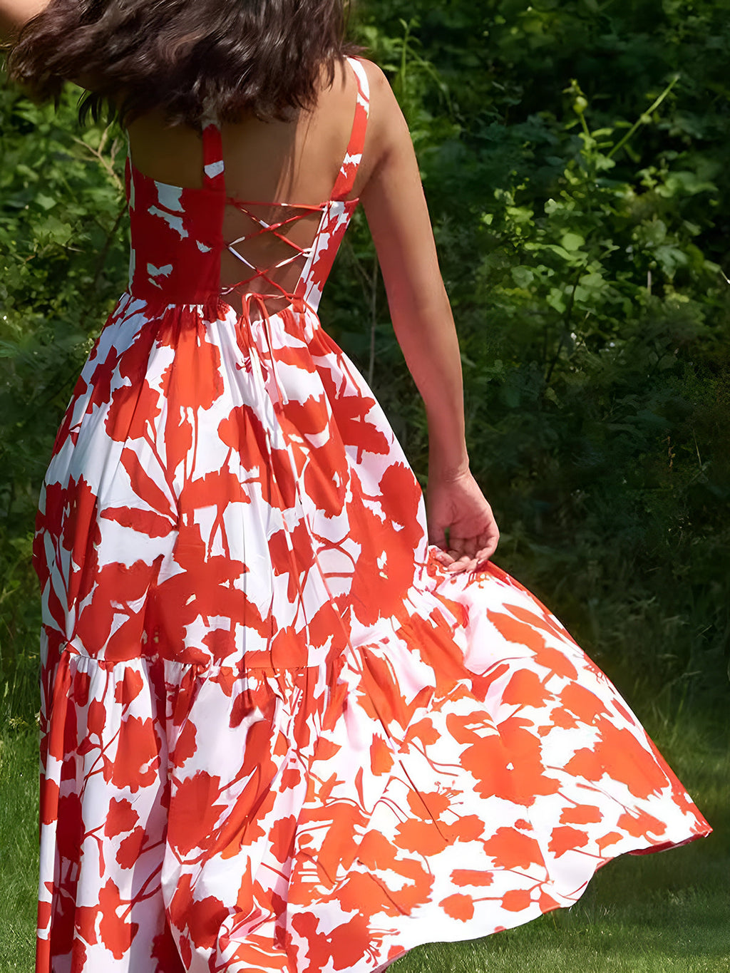 Summer Bloom Floral Cami Maxi Dress