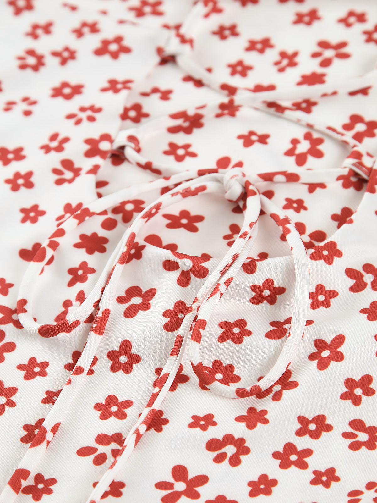 Floral Print Sundress with Strappy Crisscross Back Design