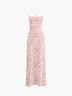 Flowy Floral Sundress with Crisscross Strappy Back Design