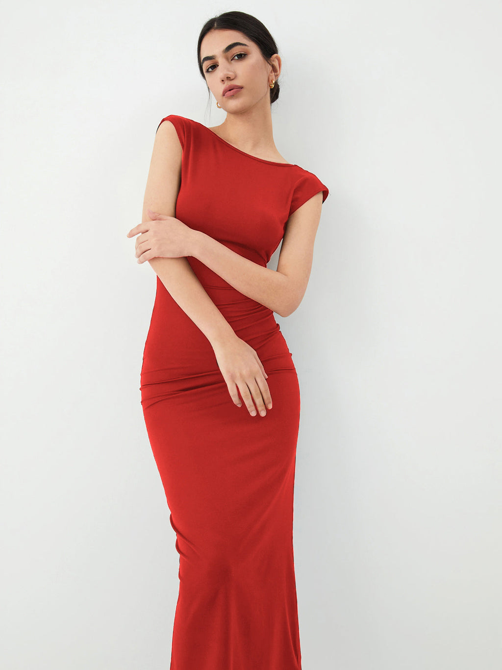 Chic Backless Mid-Length Sleeveless Dress