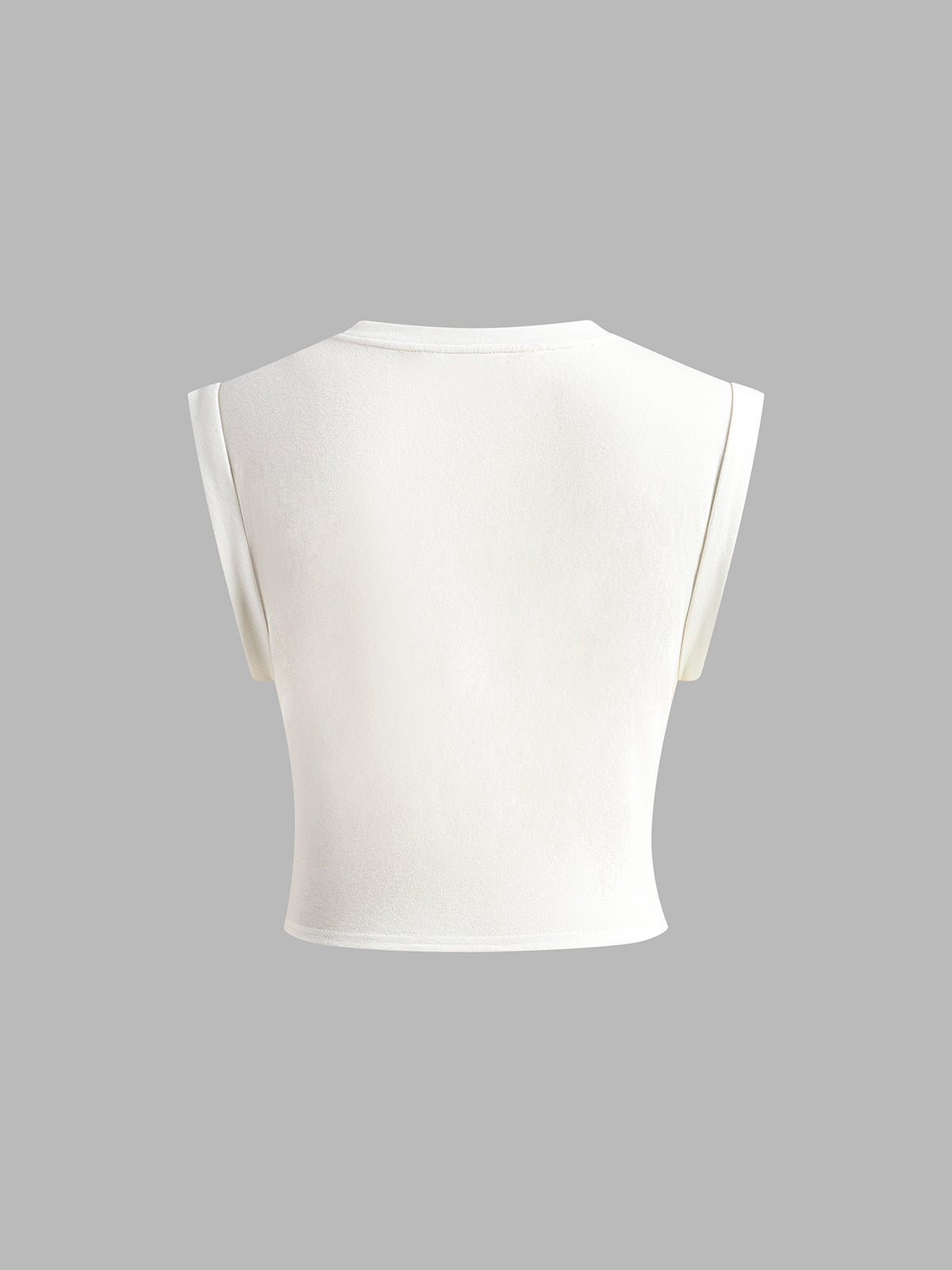 Knotted Cotton Tee with Stylish Twist Design