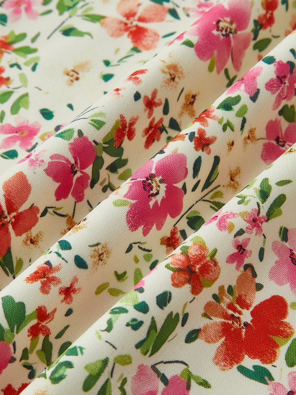 Floral Trim Cami Style Midi Dress