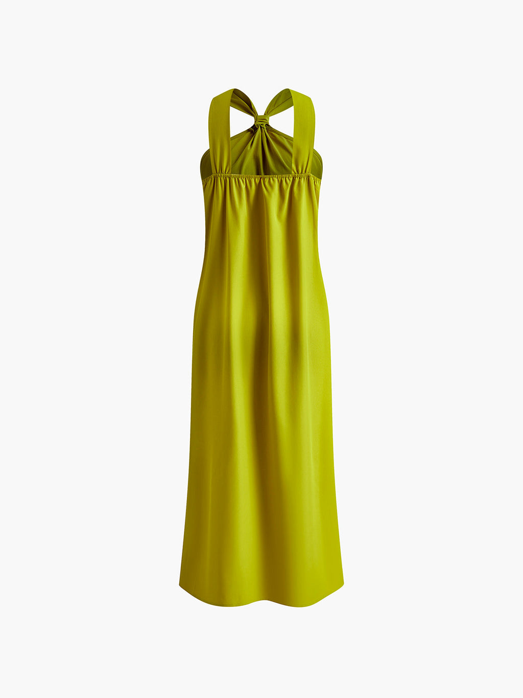 Crisscross Halter Neck Long Dress with Side Split
