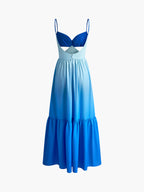 Open Back Cami Maxi Dress with Cutouts
