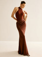 Stylish Dress with Sleek Cutout Panels