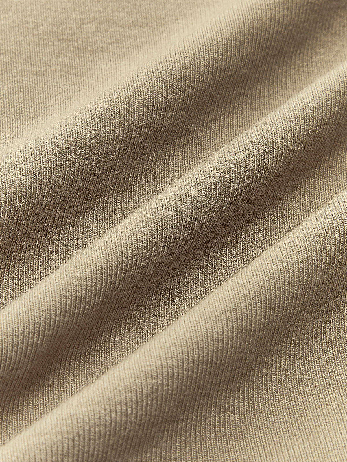 Ribbed Long Sleeve Shirt with Asymmetric Hem