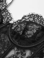 Delicate Lace Crop Corset Top