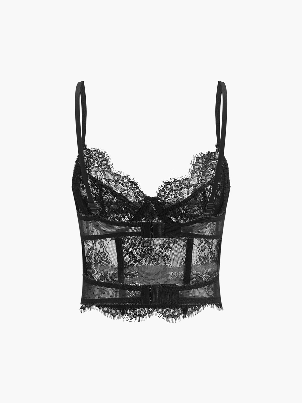 Delicate Lace Crop Corset Top